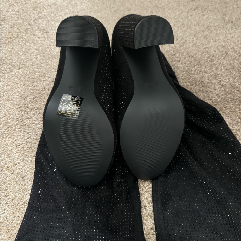 Black Sparkle boot